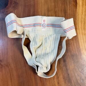 vintage 50's Bike men's Jockstrap XL 10 Wheel cotton Athletic Supporter K3-4
